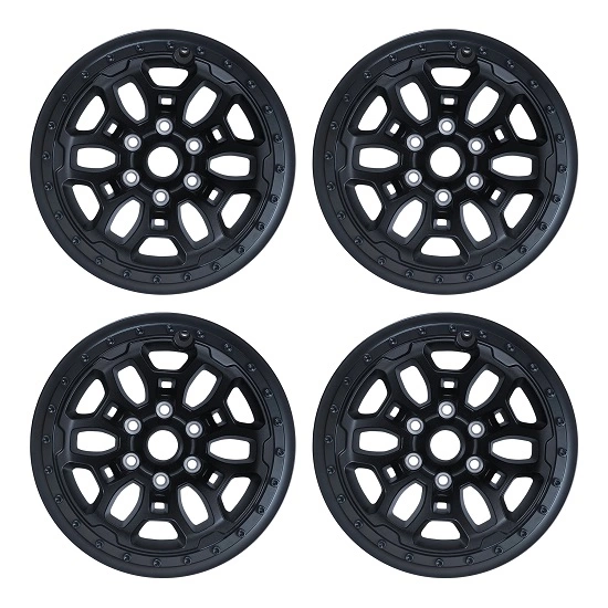 Midnight Rider, Gloss Black Wheels Full set